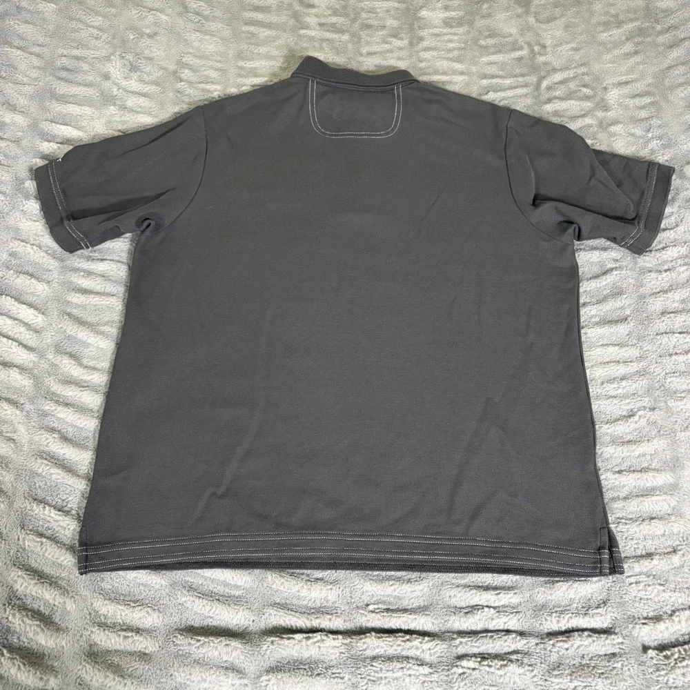 Tommy Bahama TCU Horned Frogs Polo Shirt Mens Medium Gray Short Sleeve NCAA Golf